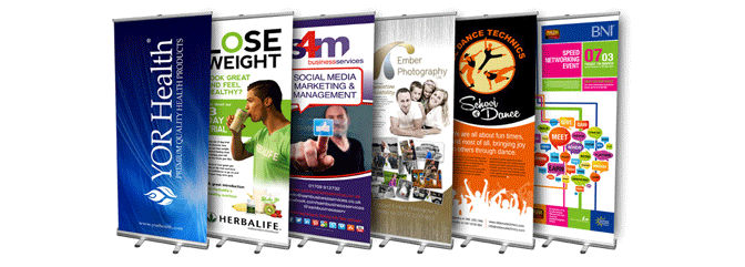 2000mm x 850mm pull up banner stands