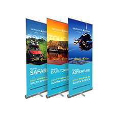 Printed banner stands 2000mm x 850mm printed